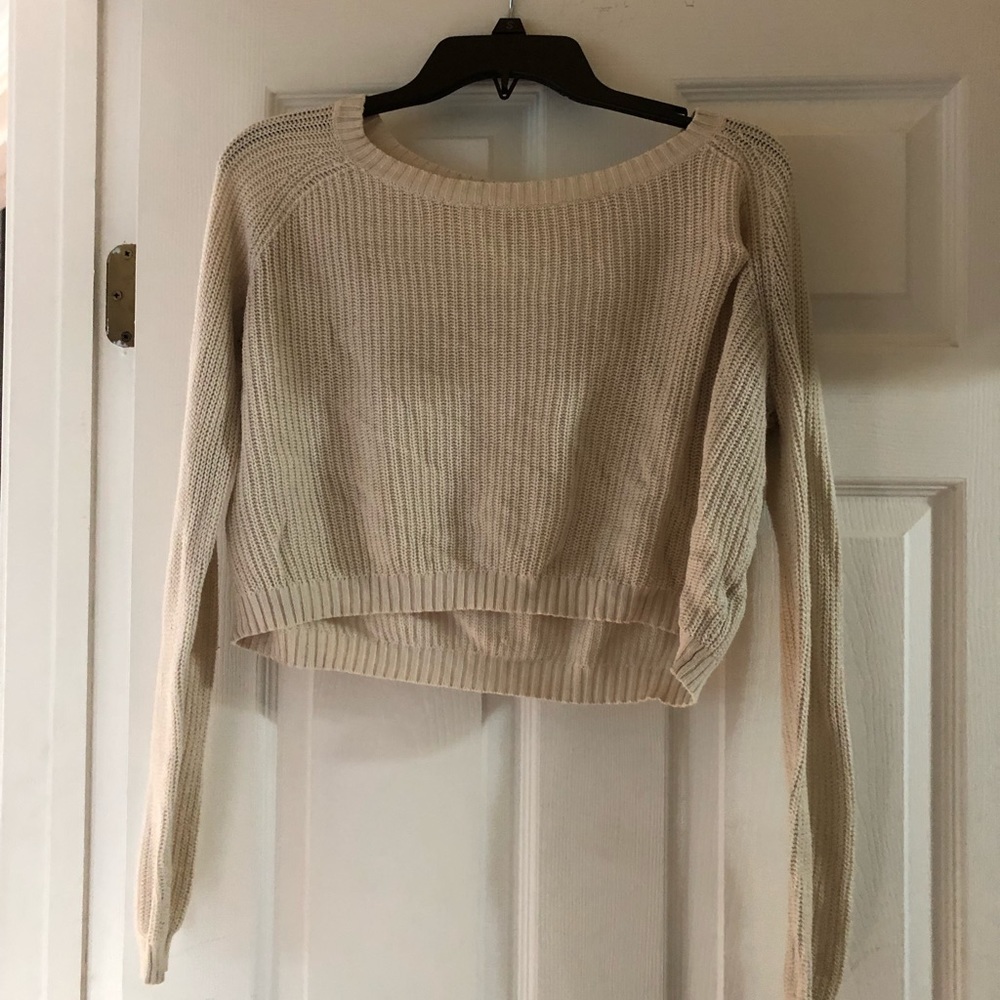 cropped sweater